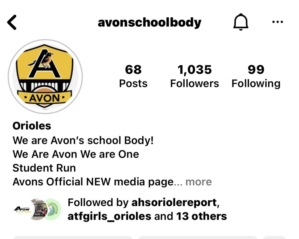 Avon High School Gets An Instagram